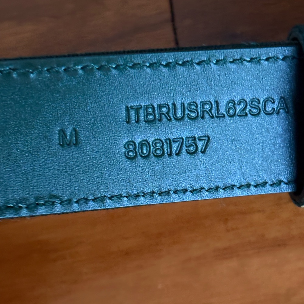 Burberry Green/Ivy Check Belt - Picture 7 of 17
